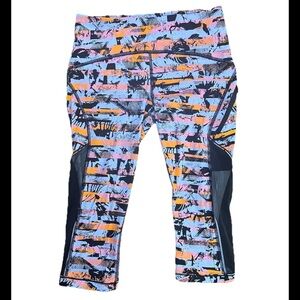 LULULEMON Sun Runner Crop 17" Capri Legging Women's 4 (0386)